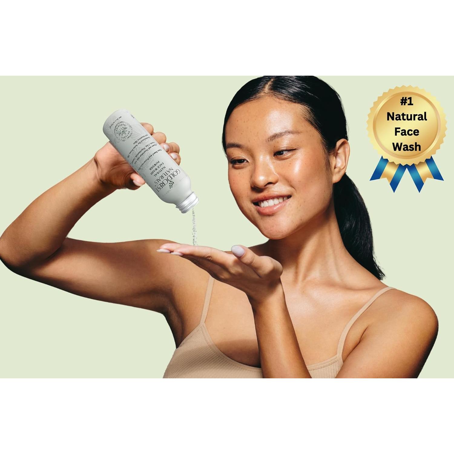 Polvo Limpiador Facial Natural Goldcrest 56.7g - Piel Grasa y Sensible