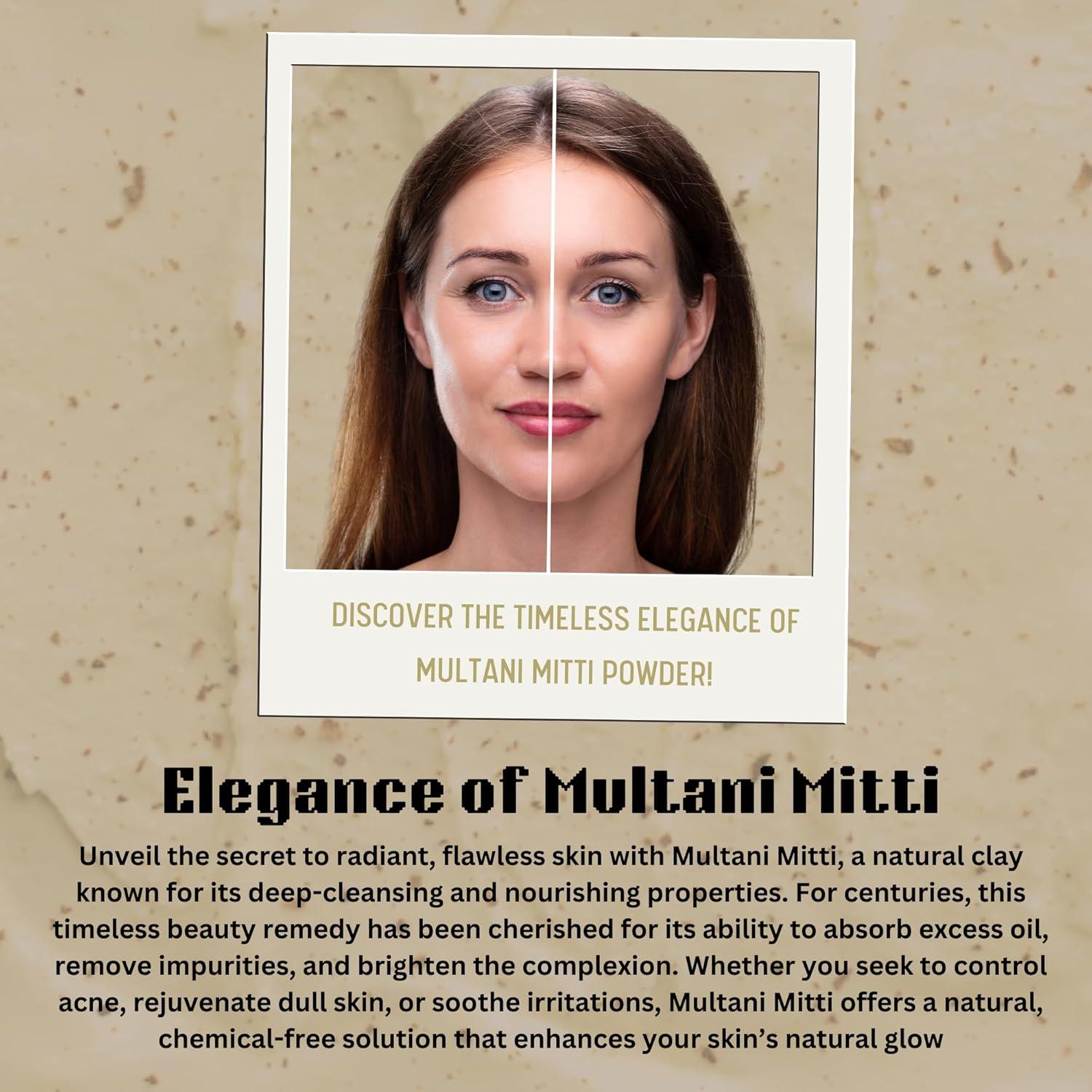 Mascarilla Facial de Arcilla Multani Mitti 150g - Herbs Botanica