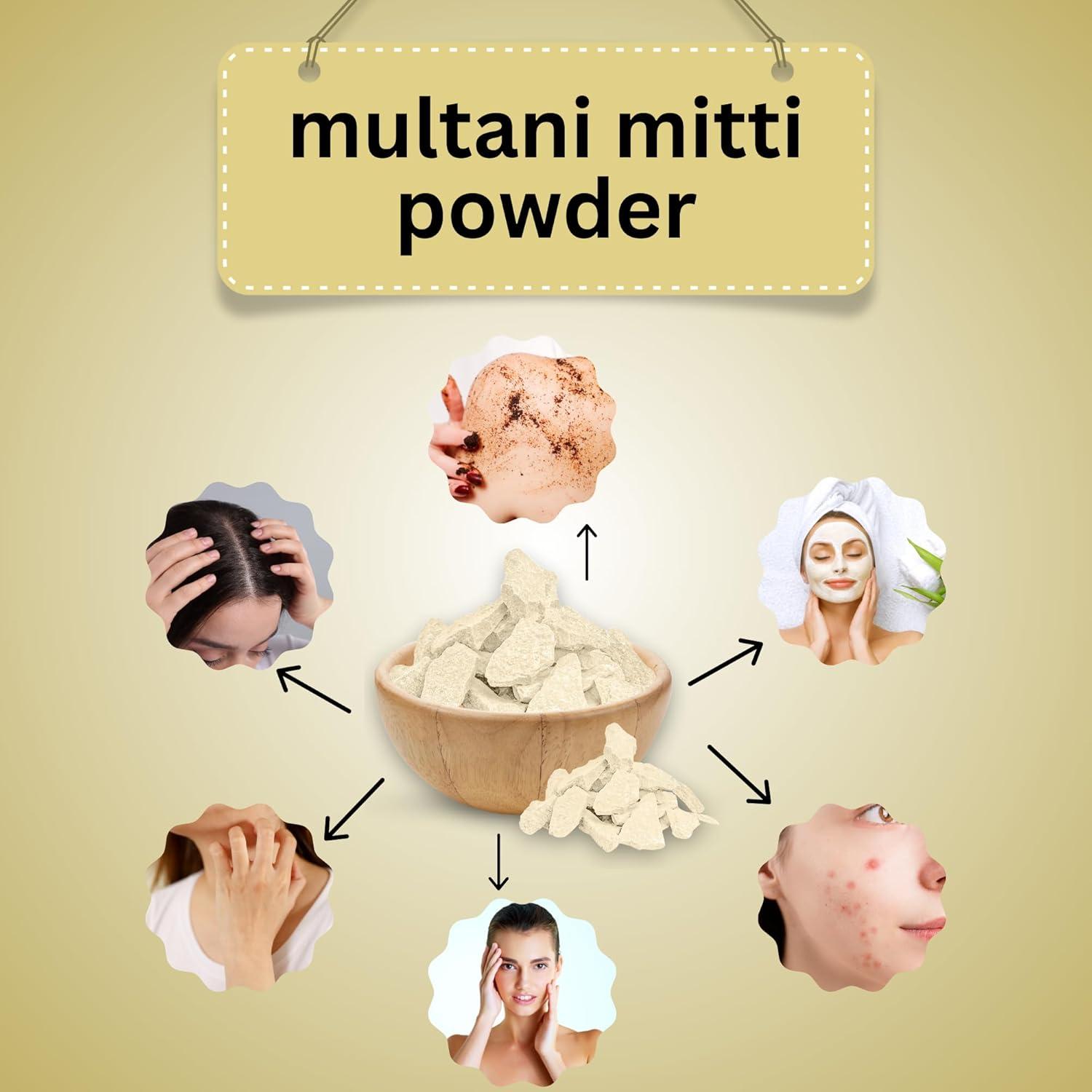 Mascarilla Facial de Arcilla Multani Mitti 150g - Herbs Botanica
