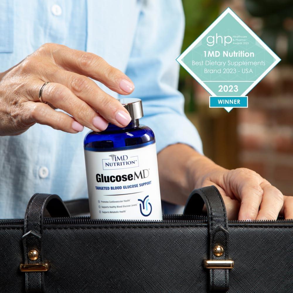 Suplemento GlucoseMD 1MD Nutrition - 60 Cápsulas Veganas