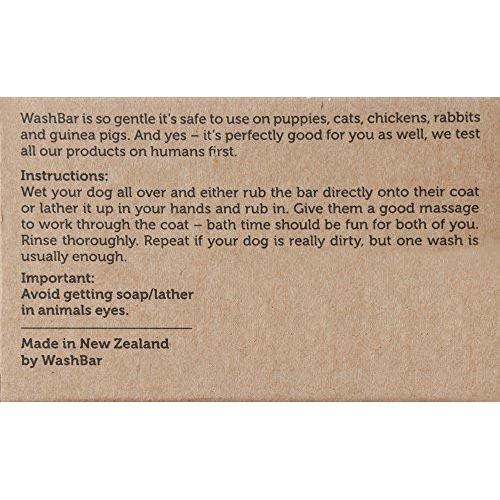 Champú Natural para Perros Washbar - 2 Barras de 100g - Alivio Picazón