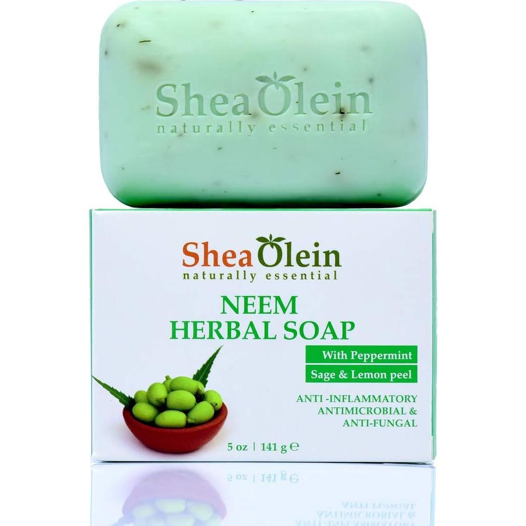 Jabón Herbal de Neem con Menta y Salvia 141.75g