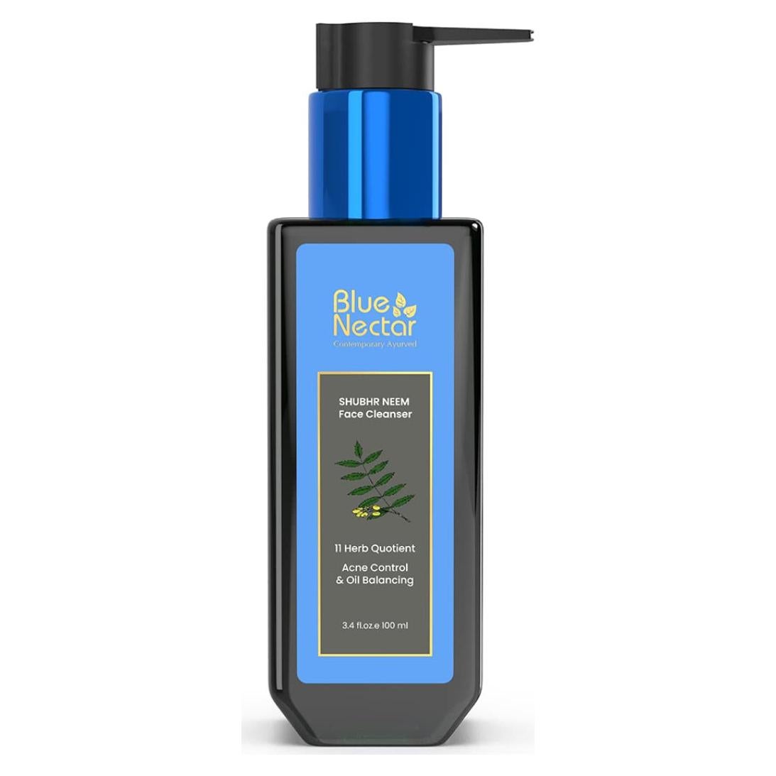 Limpiador Facial Blue Nectar 100 ml con Vitamina C y Neem