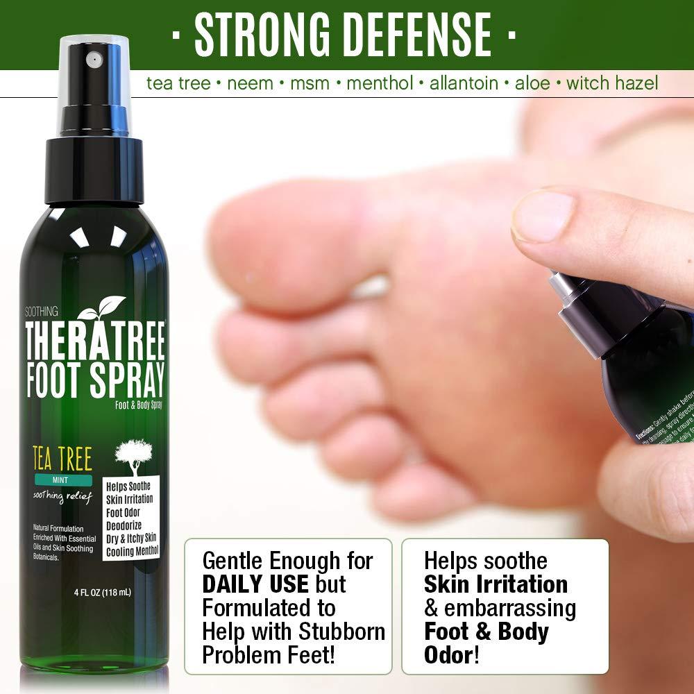 Spray para Pies Oleavine TheraTree 120ml - Olor y Irritación