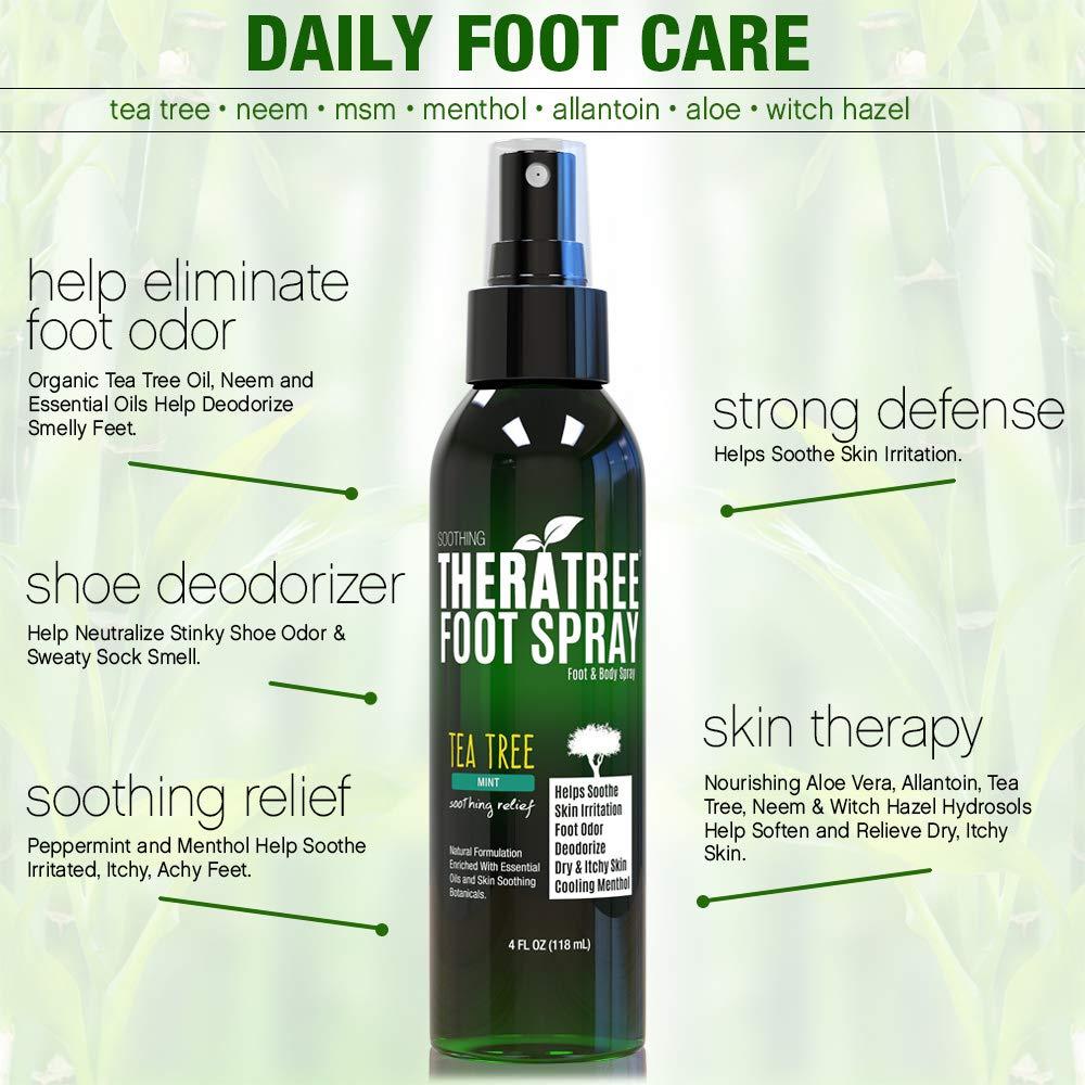 Spray para Pies Oleavine TheraTree 120ml - Olor y Irritación