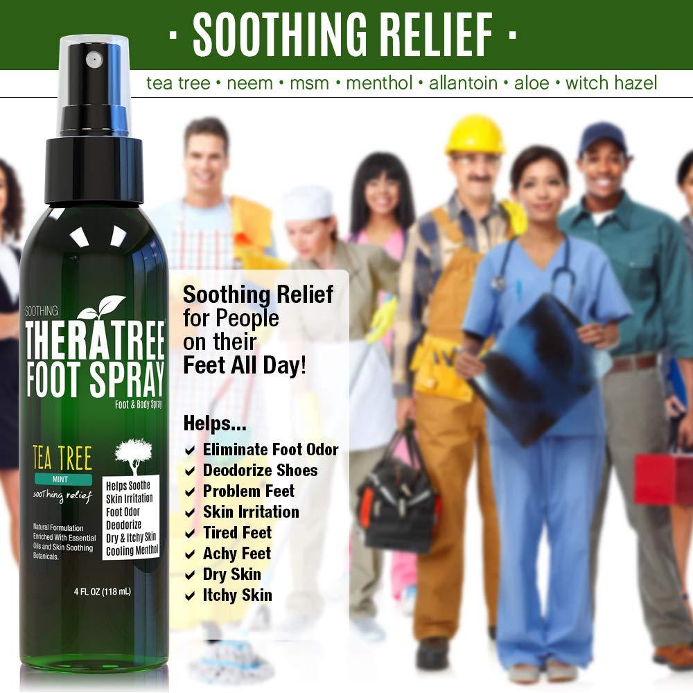 Spray para Pies Oleavine TheraTree 120ml - Olor y Irritación