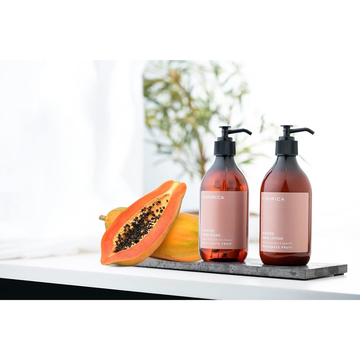 Jabón de Manos en Gel Kimirica 300ml con Aroma a Fruta de la Pasión