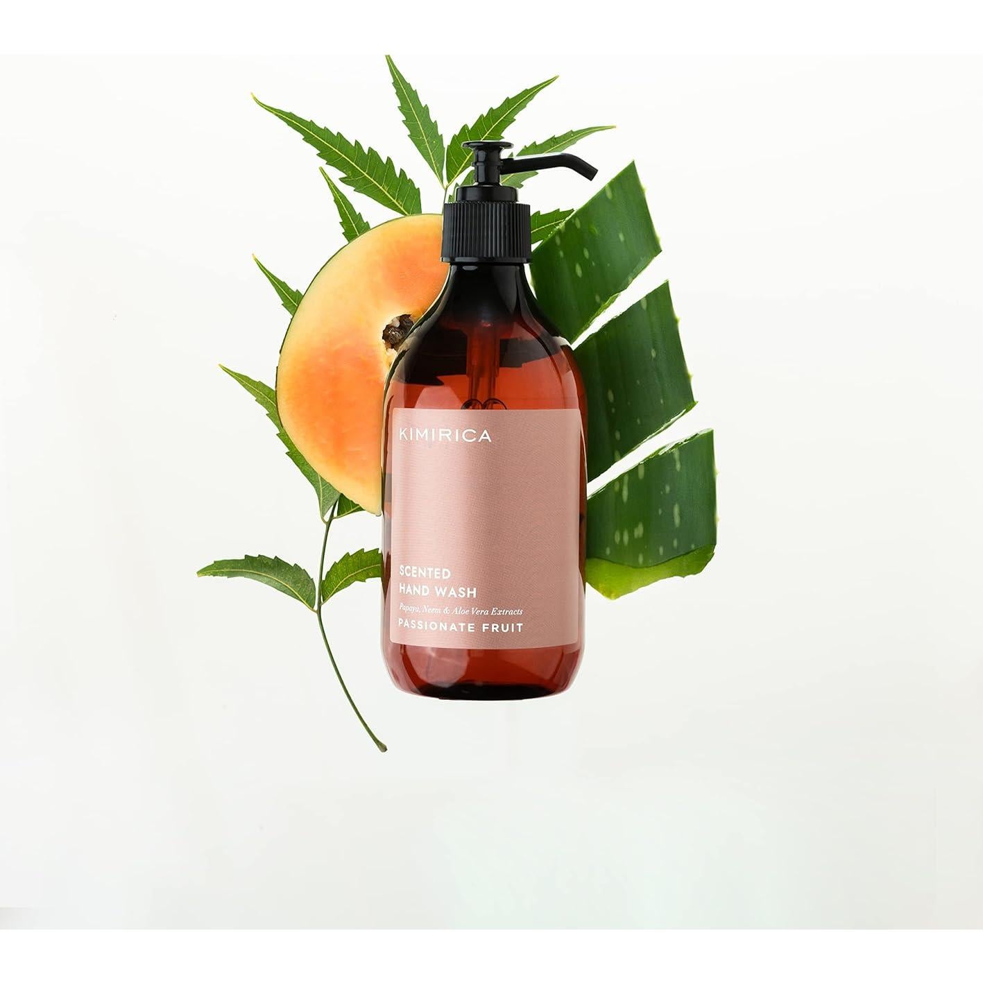 Jabón de Manos en Gel Kimirica 300ml con Aroma a Fruta de la Pasión