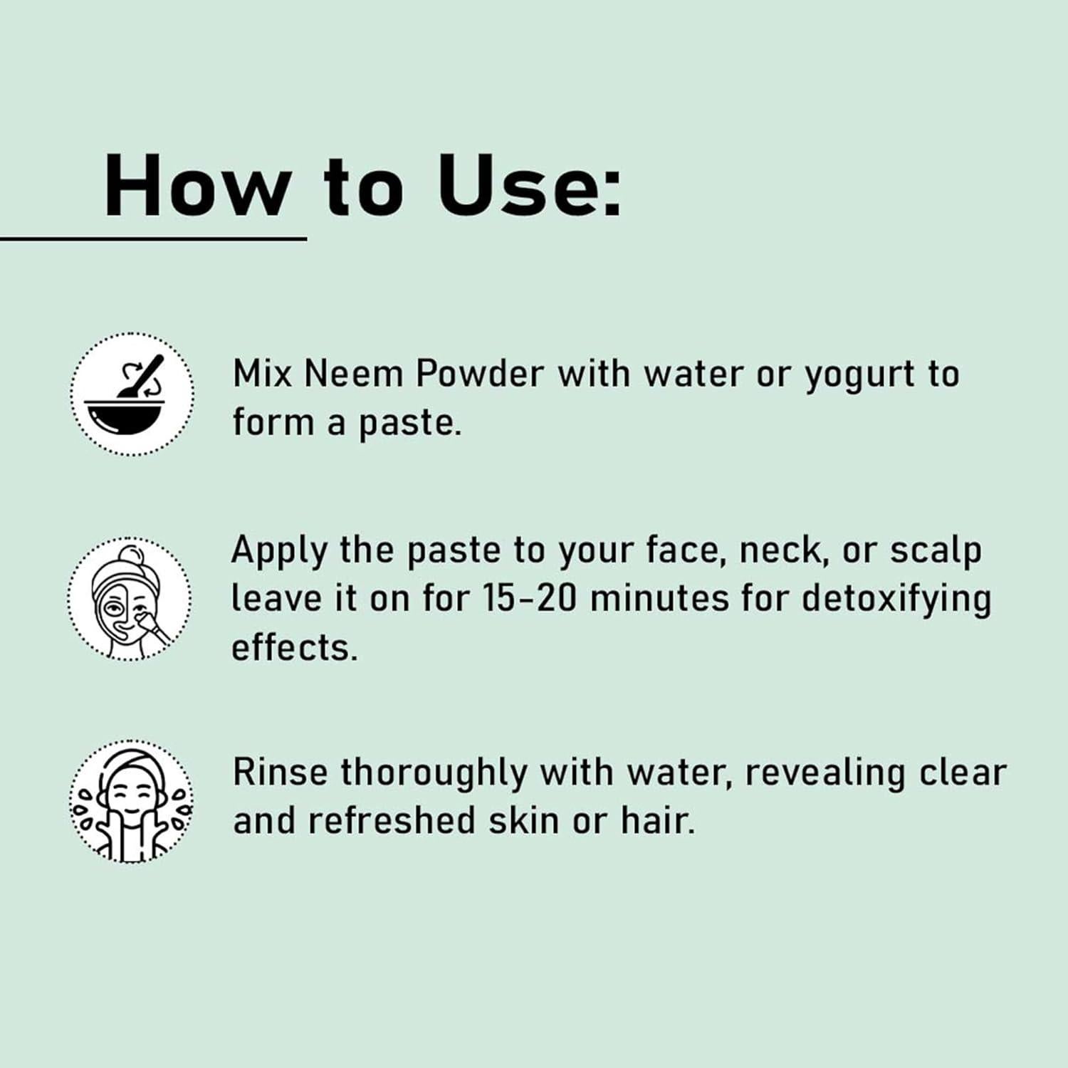 Polvo de Neem Orgánico 100g - Mi Naturaleza - Cuidado Piel y Cabello