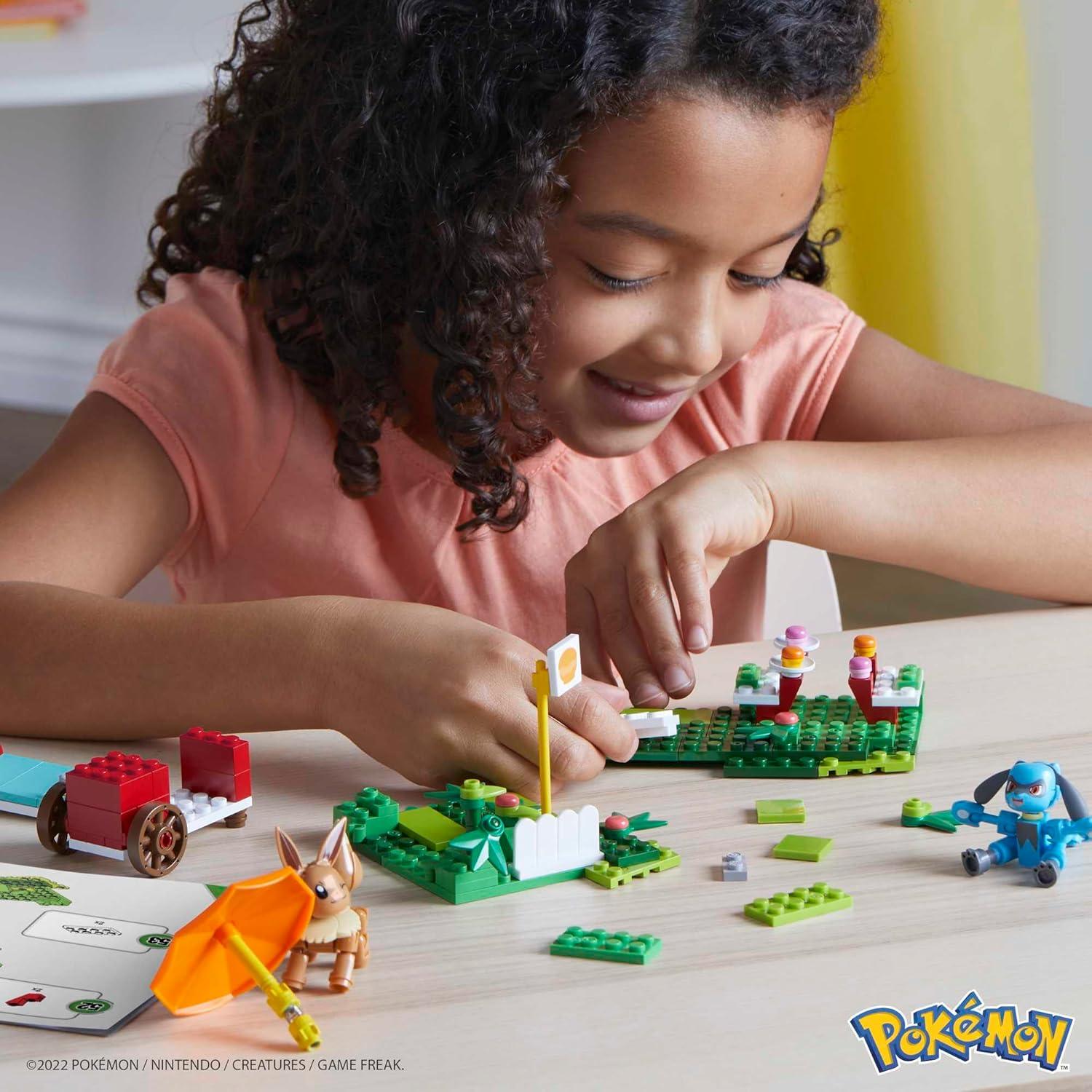 Set de Construcción MEGA Pokémon con Eevee y Riolu - 193 Piezas