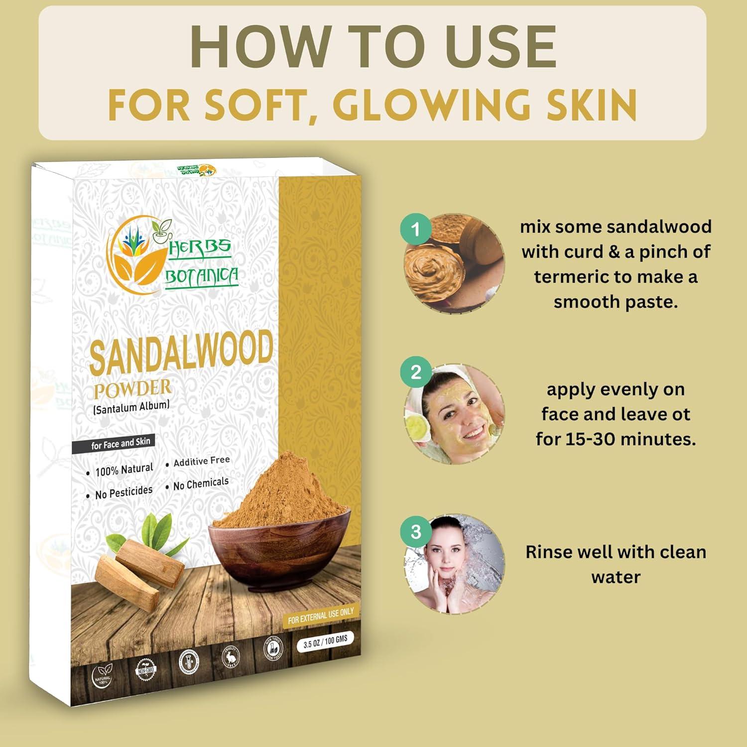 Combo Polvo de Sándalo 99 g y Cúrcuma Silvestre 150 g - Cuidado Facial DIY