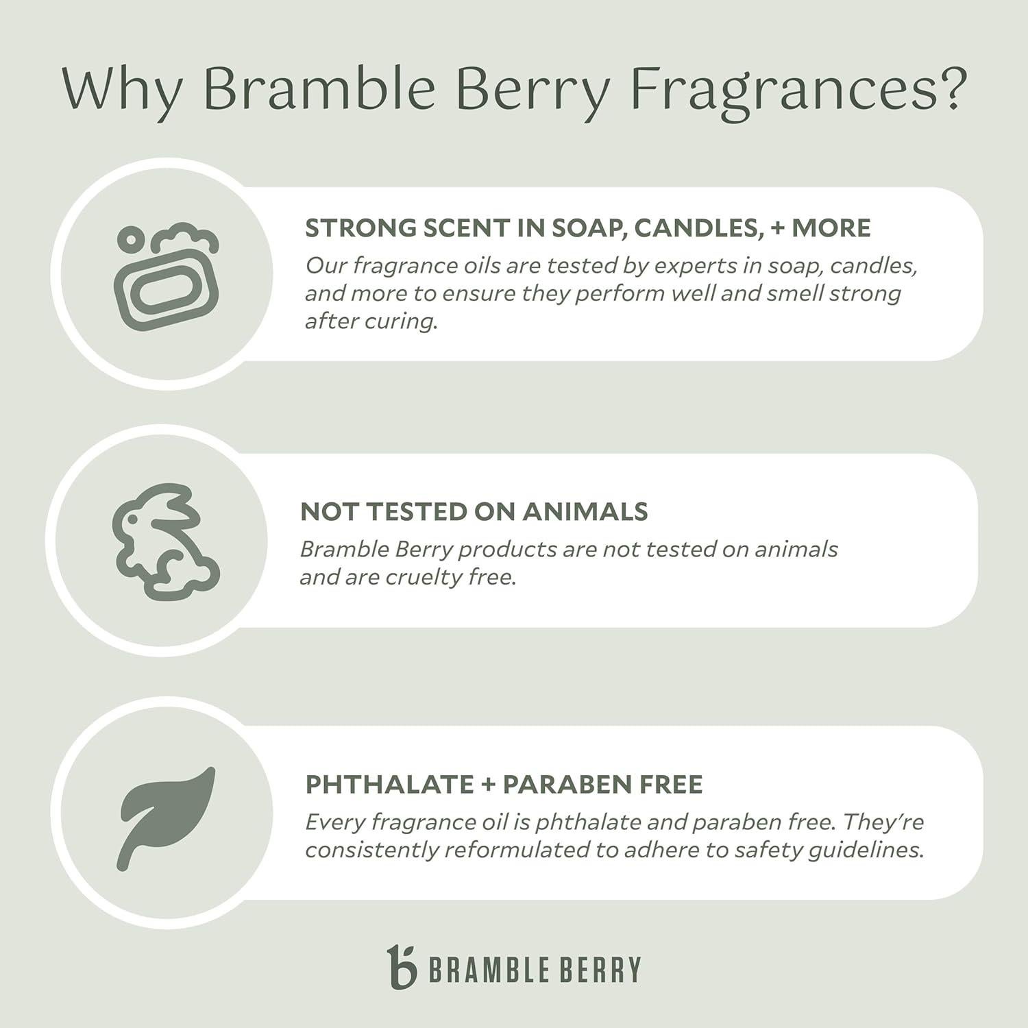 Aceite de Fragancia Sándalo Sensual Bramble Berry 59 ml - Vegano