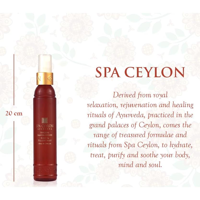 Bruma Corporal y de Almohada SPA CEYLON 100ml Sándalo Vegano