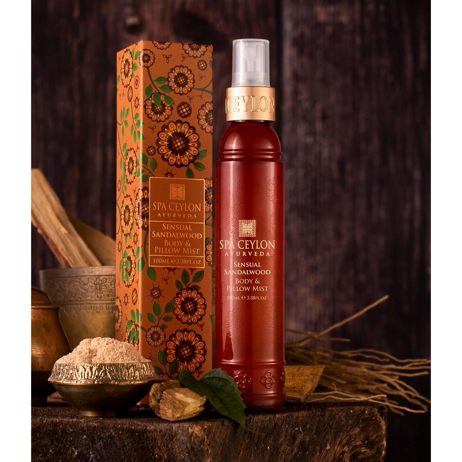 Bruma Corporal y de Almohada SPA CEYLON 100ml Sándalo Vegano