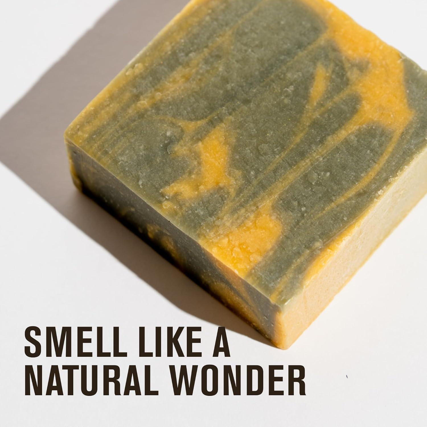 Jabón de Barra Every Man Jack - Aroma Ámbar y Sándalo - 3 Unidades