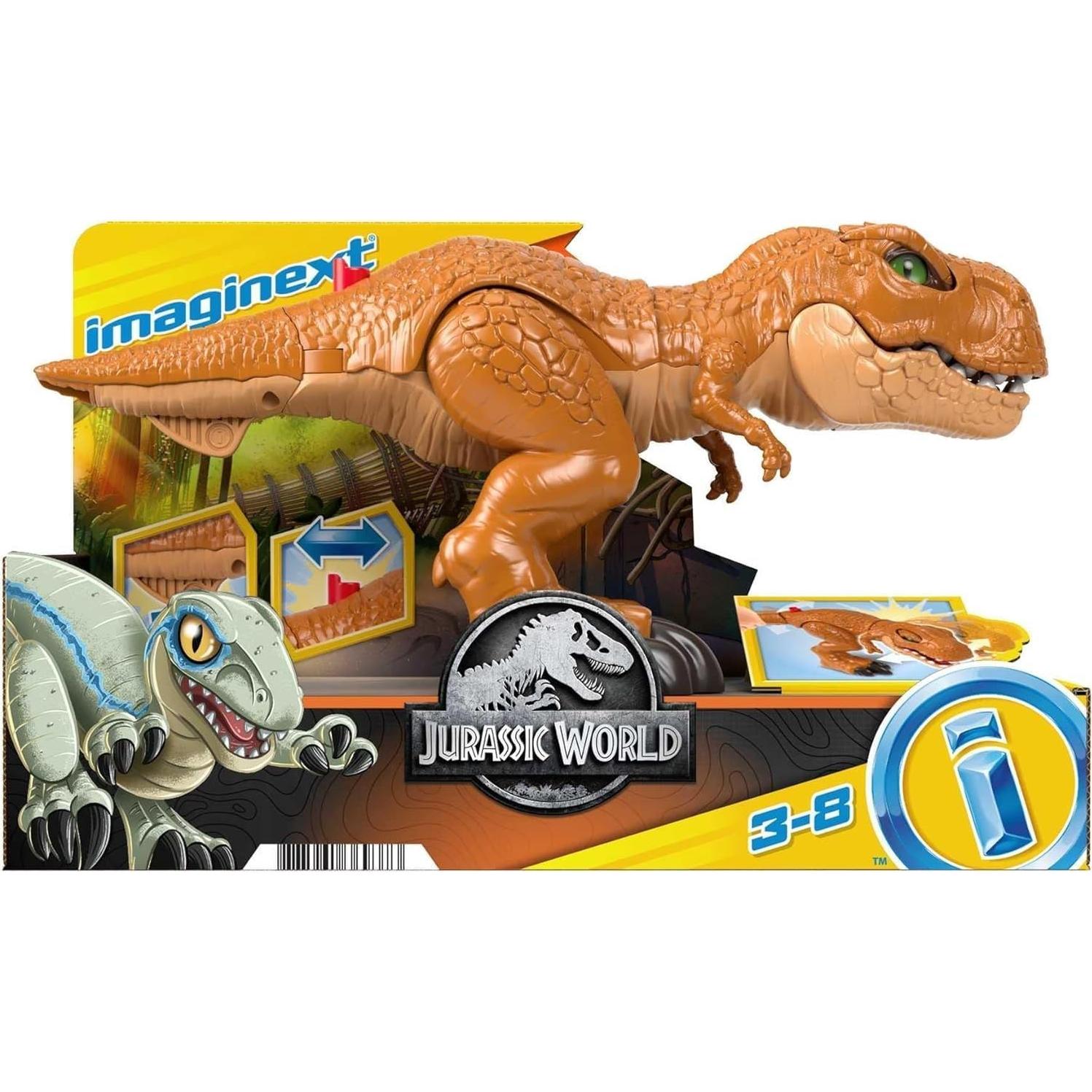 Dinosaurio T. rex Fisher-Price Imaginext con Acción 3+