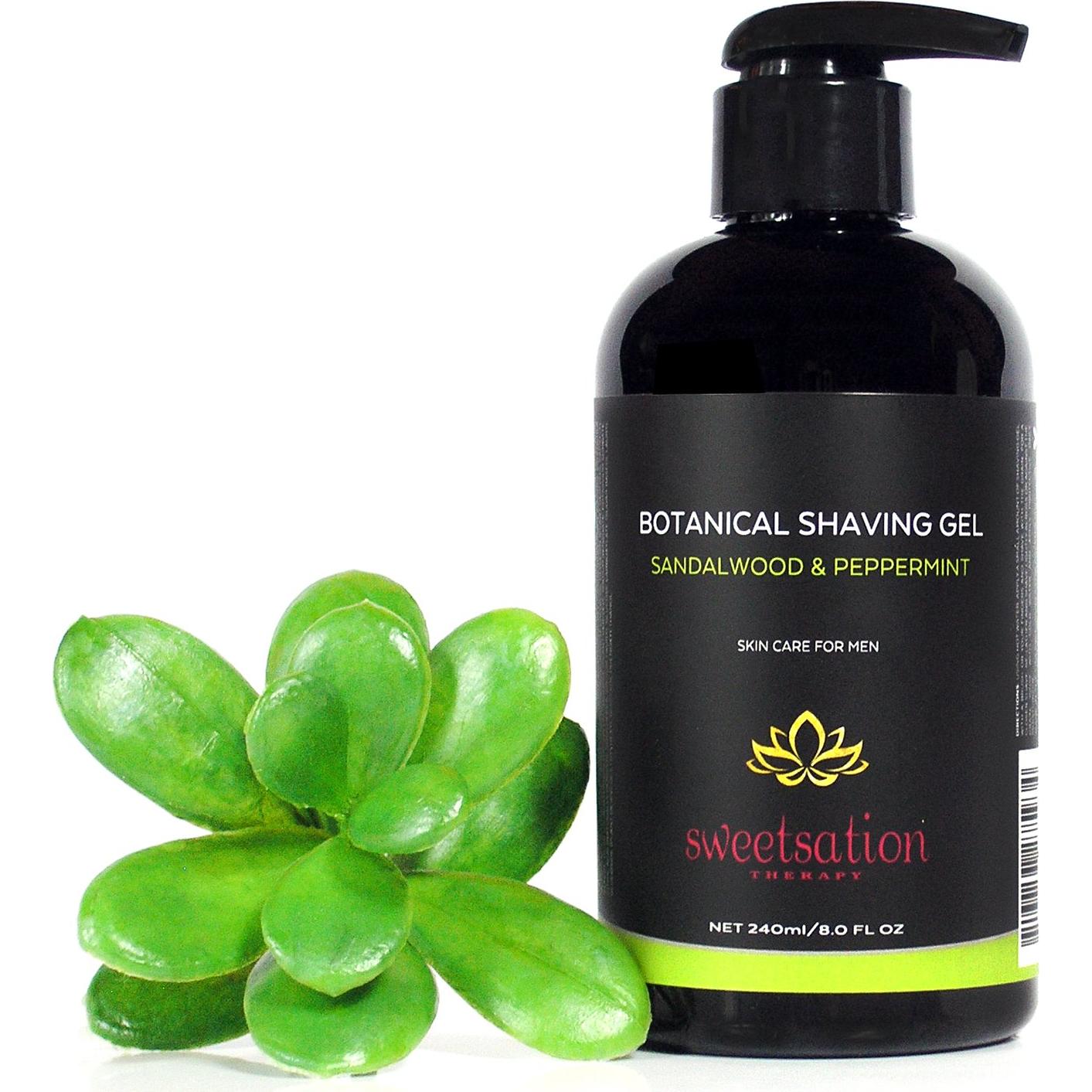 Gel de Afeitar Natural Argania 226g Sándalo y Menta