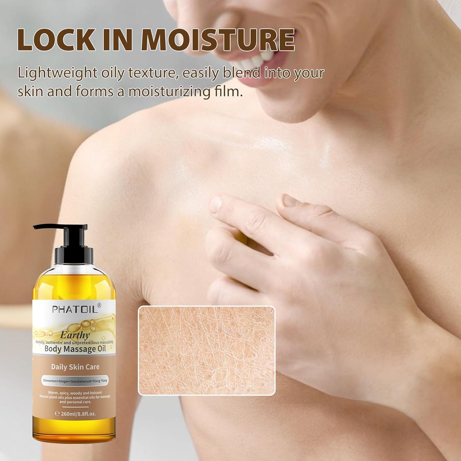 Aceite Corporal Terroso PHATOIL 260ml - Hidratante Natural