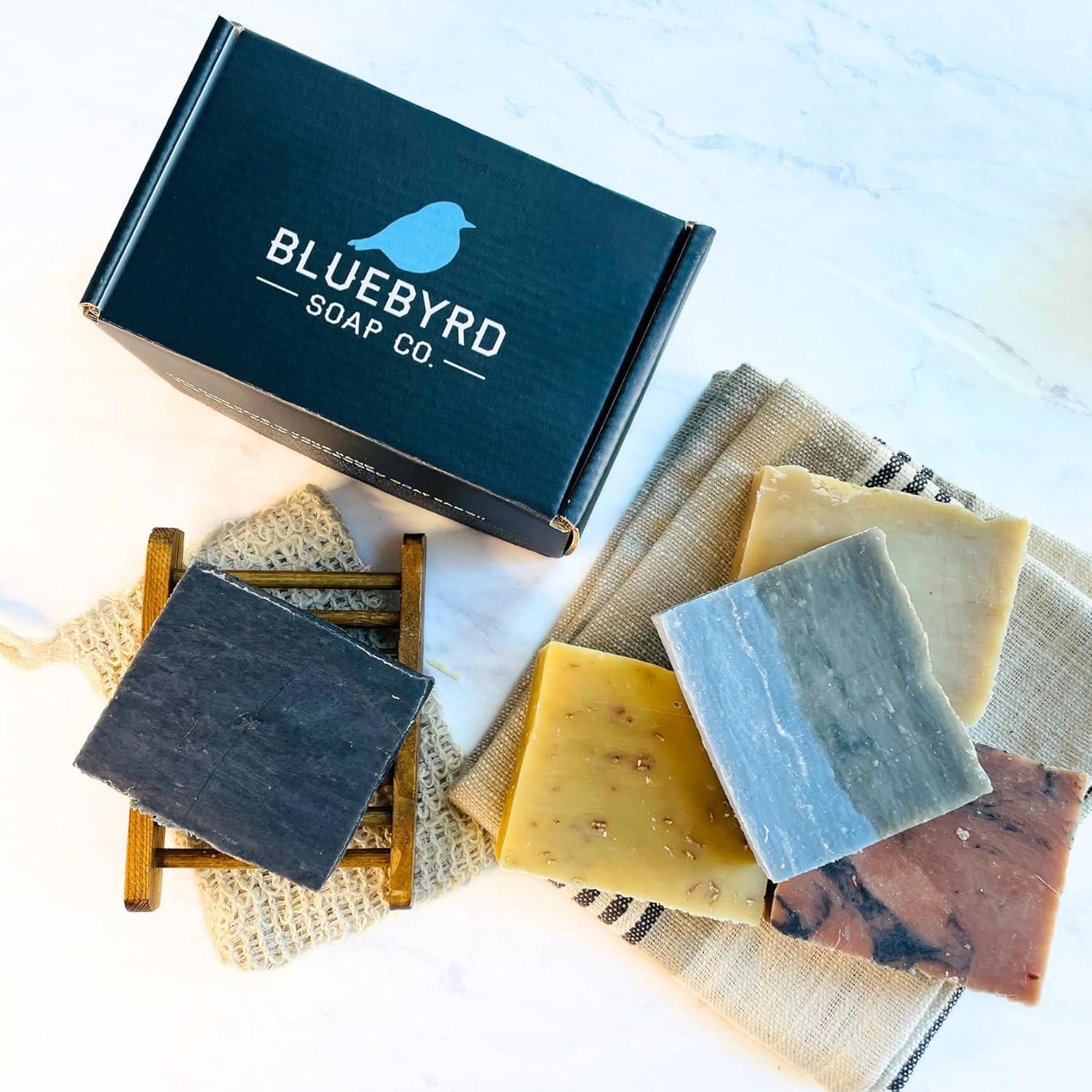 Jabón en Barra para Hombres Bluebyrd - Paquete de 5 Aromas