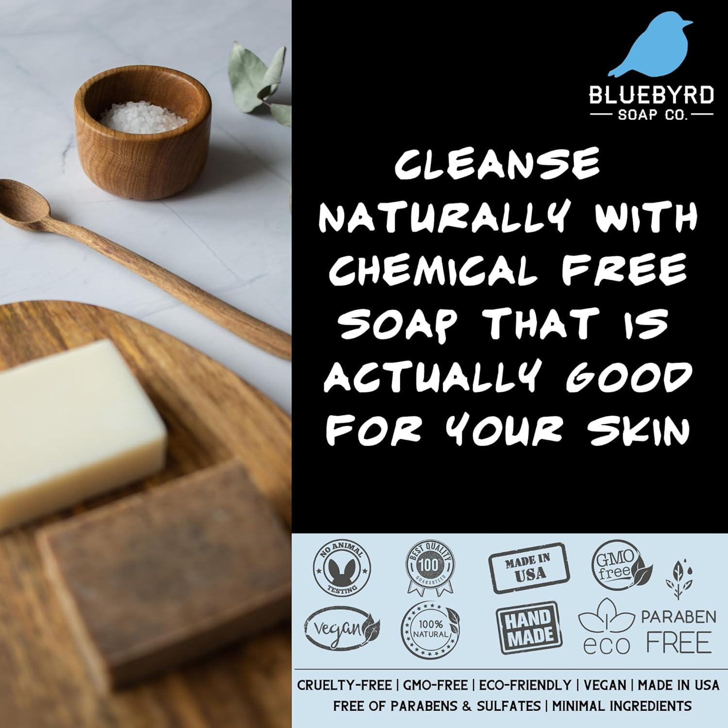 Jabón en Barra para Hombres Bluebyrd - Paquete de 5 Aromas