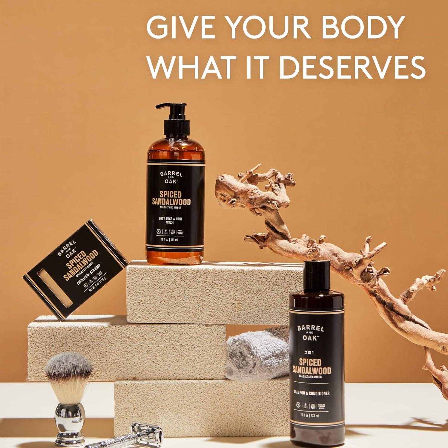 Jabón Exfoliante Barril y Roble Sándalo Especiado 170g