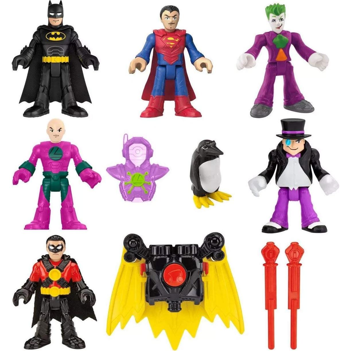 Figuras Deluxe Imaginext DC Super Friends - 6 Figuras