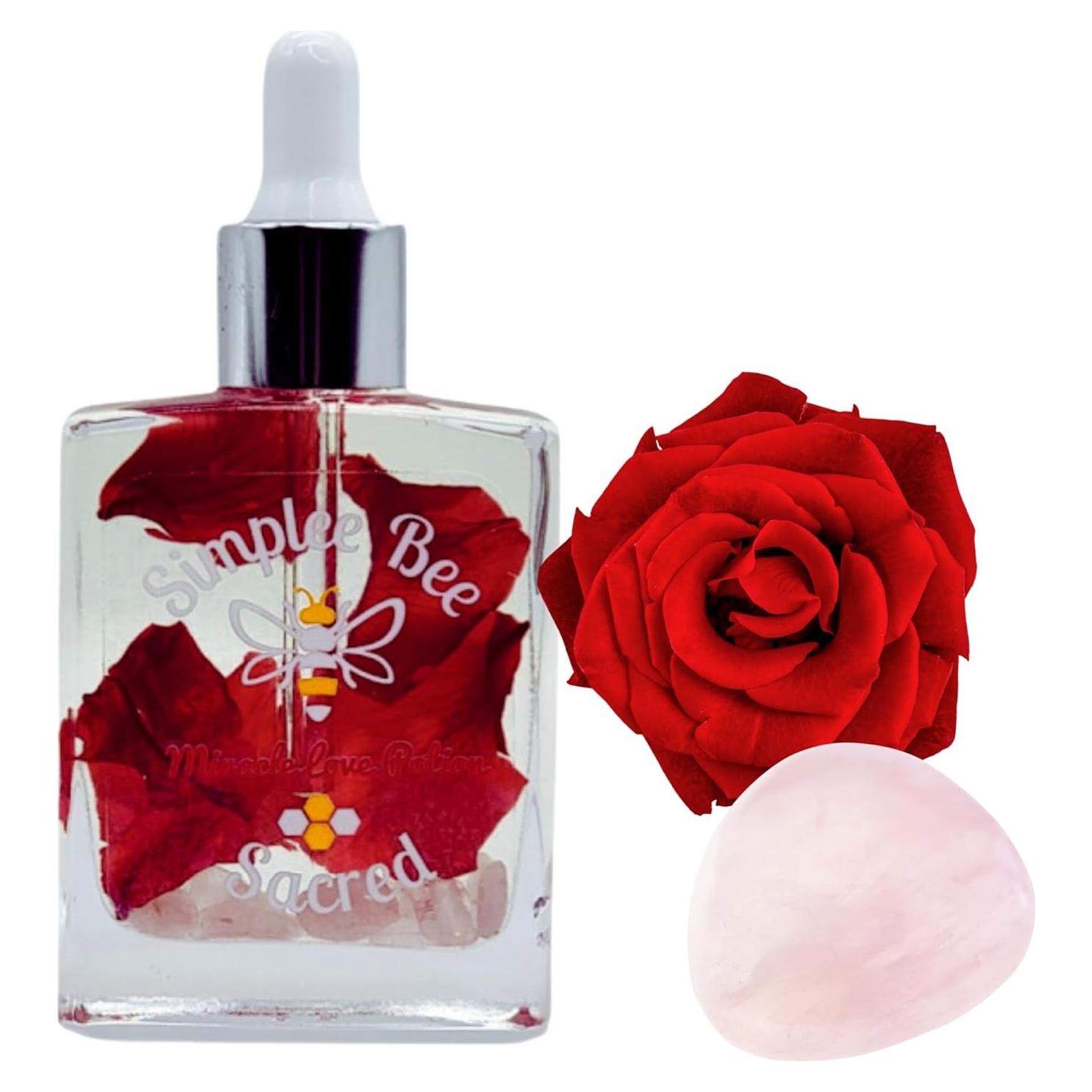 Aceite Corporal Hidratante Orgánico Simplee Bee 59ml Rosa y Sándalo