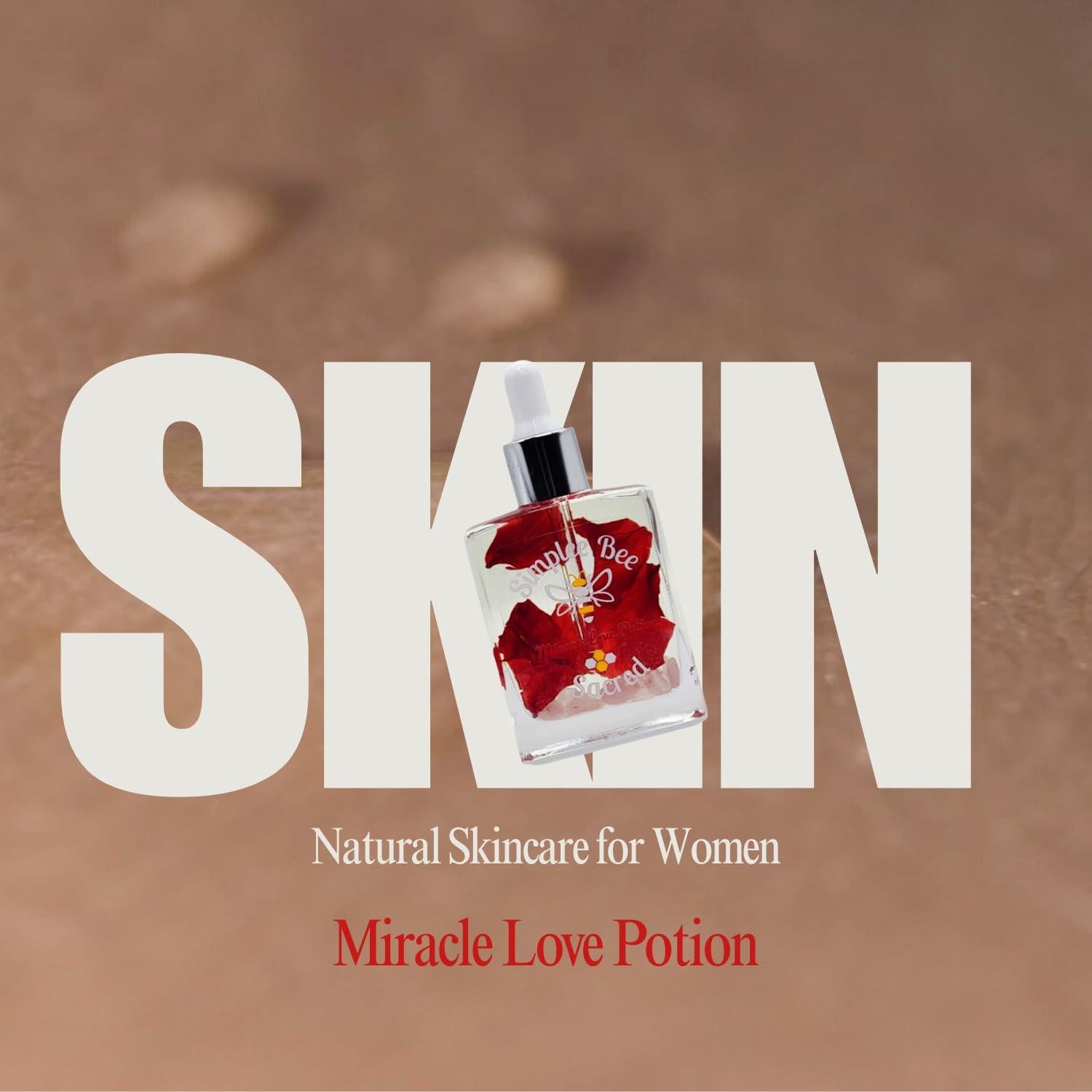 Aceite Corporal Hidratante Orgánico Simplee Bee 59ml Rosa y Sándalo