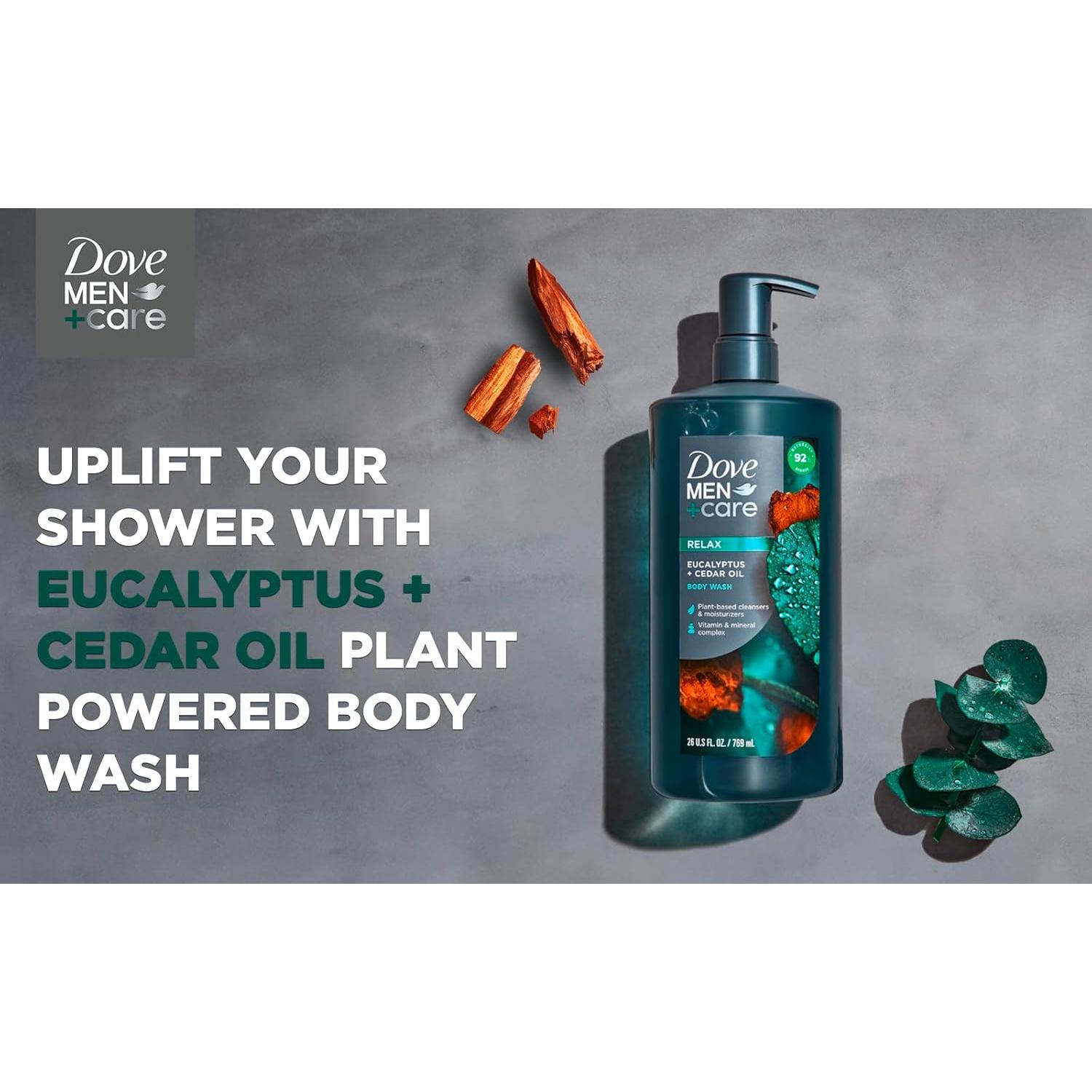 Dove Men+Care Gel de Ducha Eucalipto y Cedro 769 ml