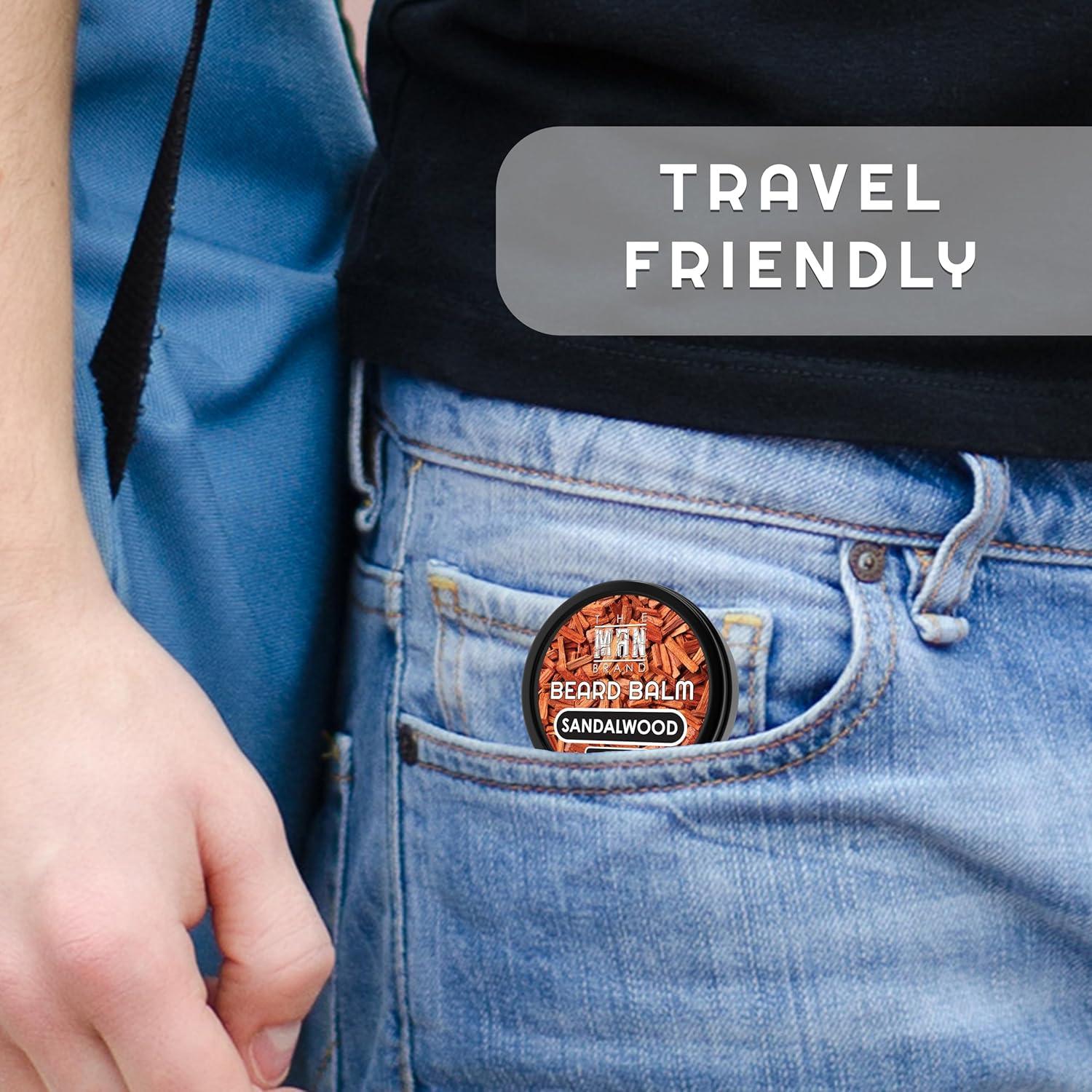 Bálsamo para Barba The Man Brand Sándalo 28.35 g Hidratante