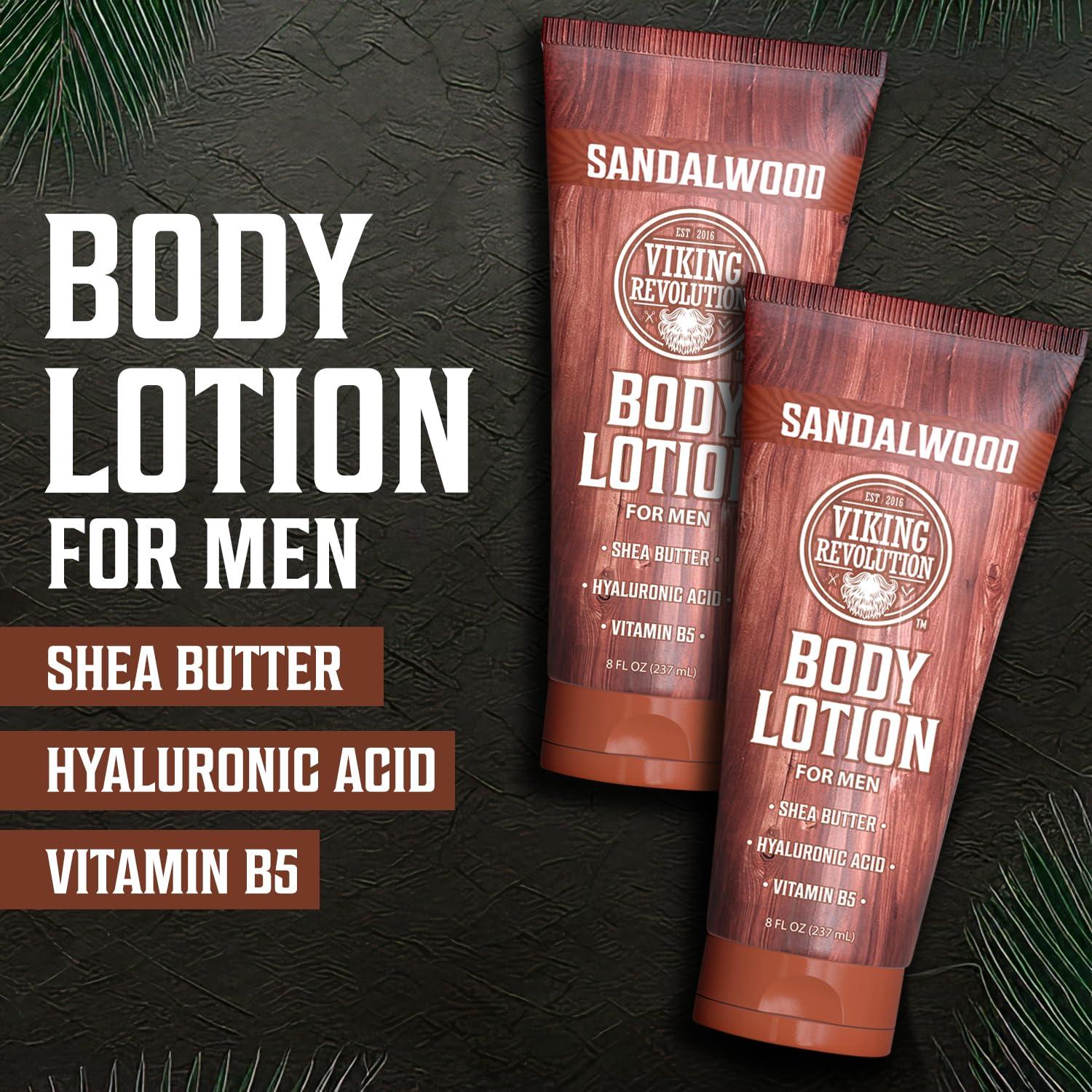 Loción Corporal Viking Revolution Sándalo 226.8 ml x2 - Hidratante