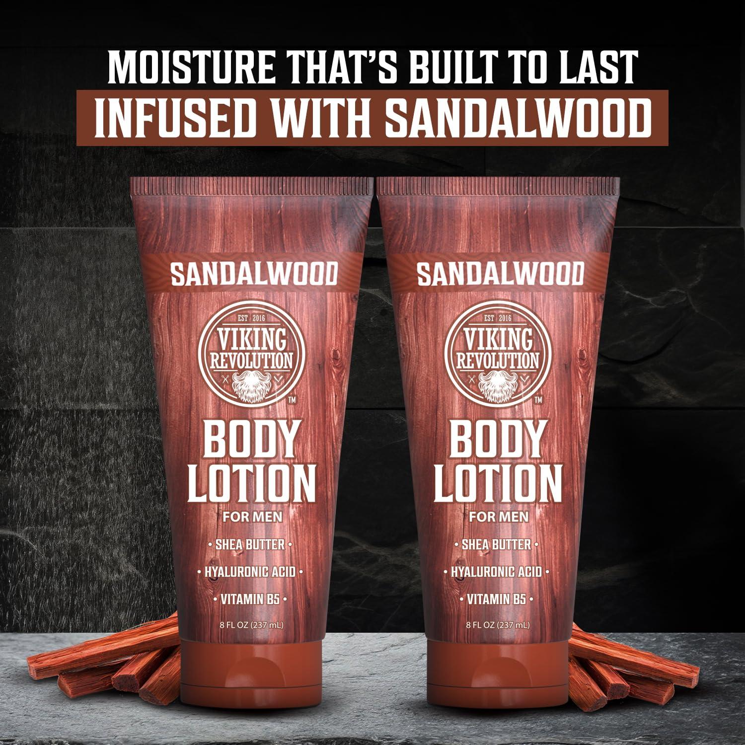 Loción Corporal Viking Revolution Sándalo 226.8 ml x2 - Hidratante