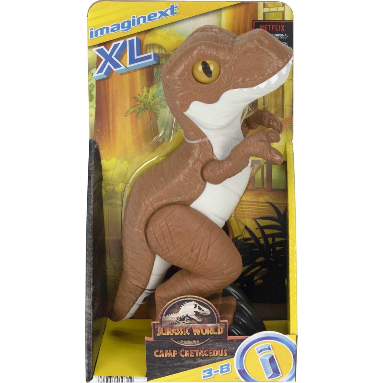 Figura Dinosaurio T.rex XL Fisher-Price Camp Cretaceous 24.1 cm
