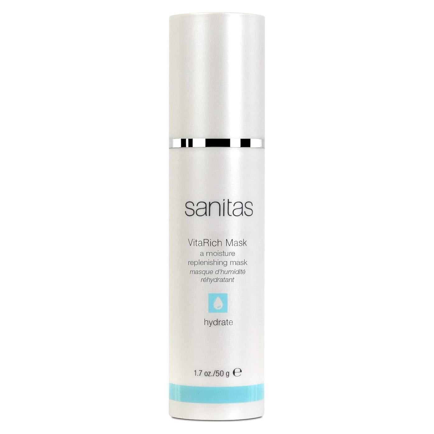 Mascarilla Hidratante Sanitas Skincare VitaRich 48g Piel Seca