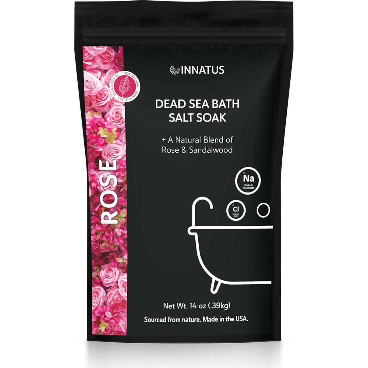 Juego de Spa de Lujo del Mar Muerto - Aromaterapia Rosa y Sándalo