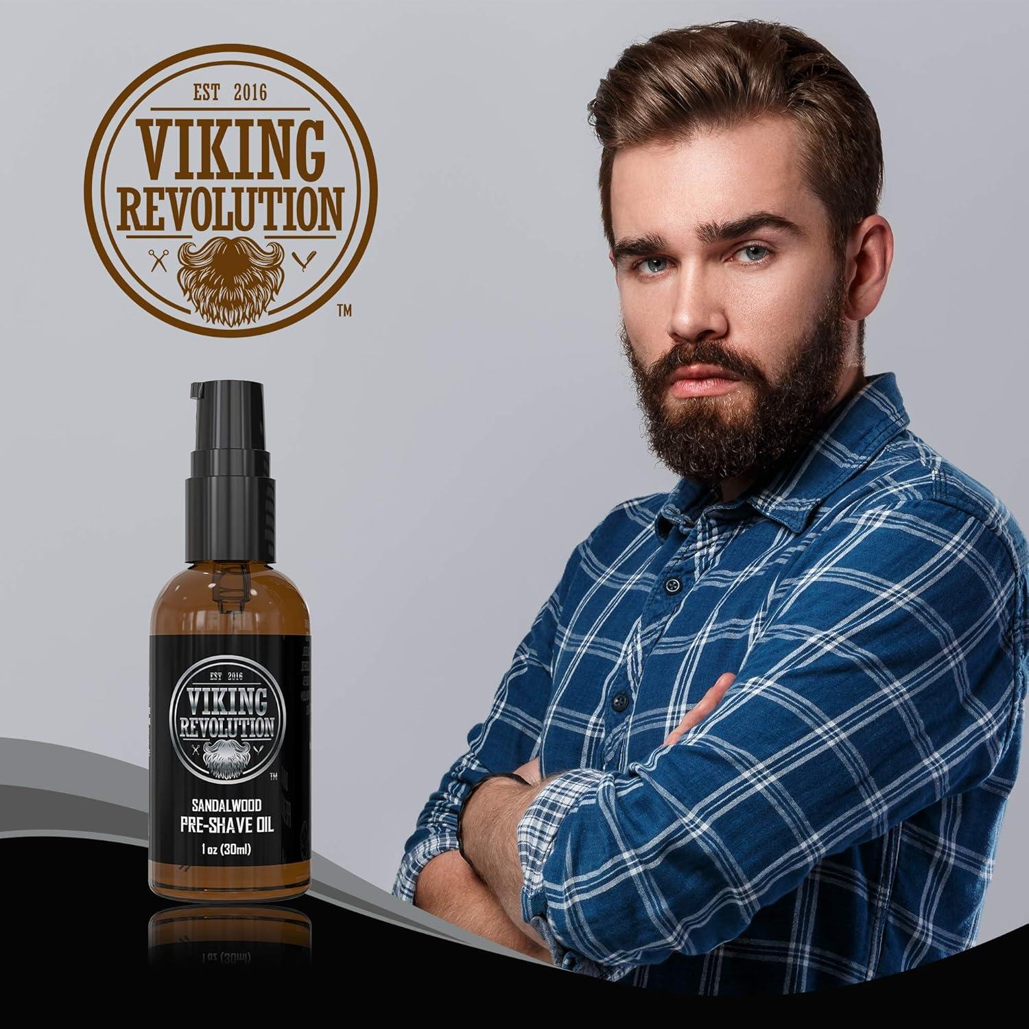 Aceite Pre-Afeitado Viking Revolution Sándalo 30 ml - Suave