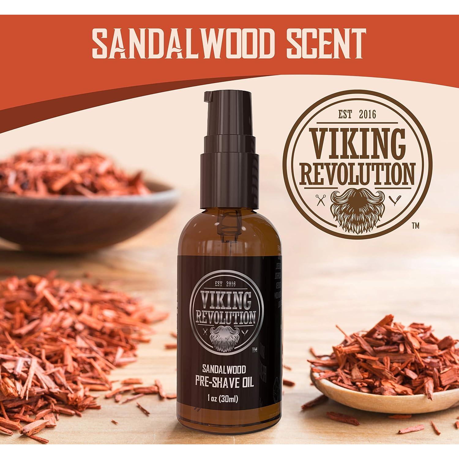 Aceite Pre-Afeitado Viking Revolution Sándalo 30 ml - Suave