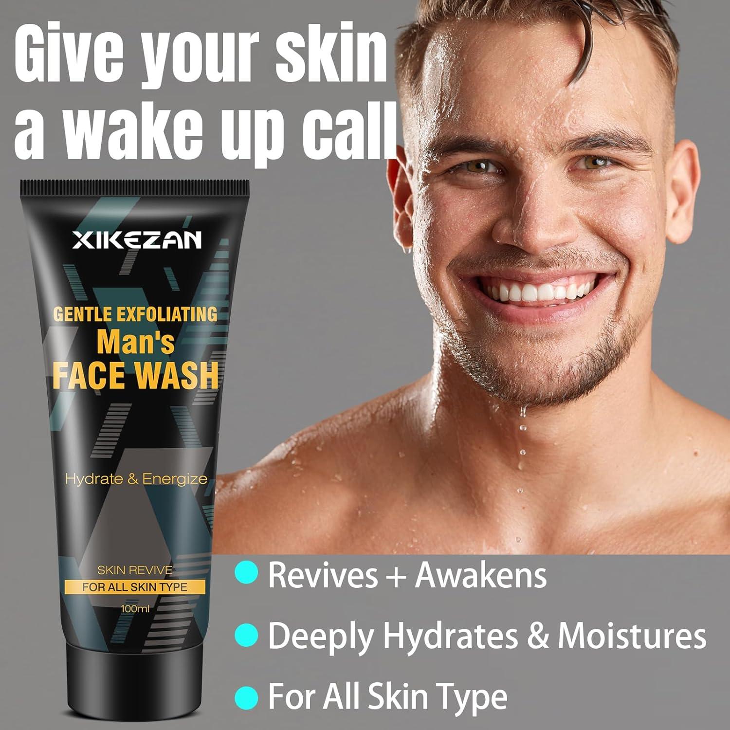 Set de Regalo de Gel de Ducha 3 en 1 XIKEZAN para Hombres