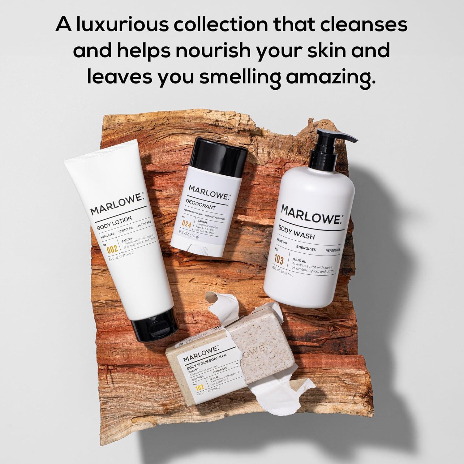 Set de Cuidado Corporal para Hombres MARLOWE. Santal 3 Piezas