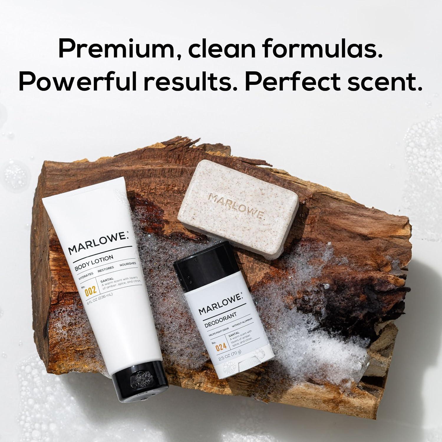 Set de Cuidado Corporal para Hombres MARLOWE. Santal 3 Piezas