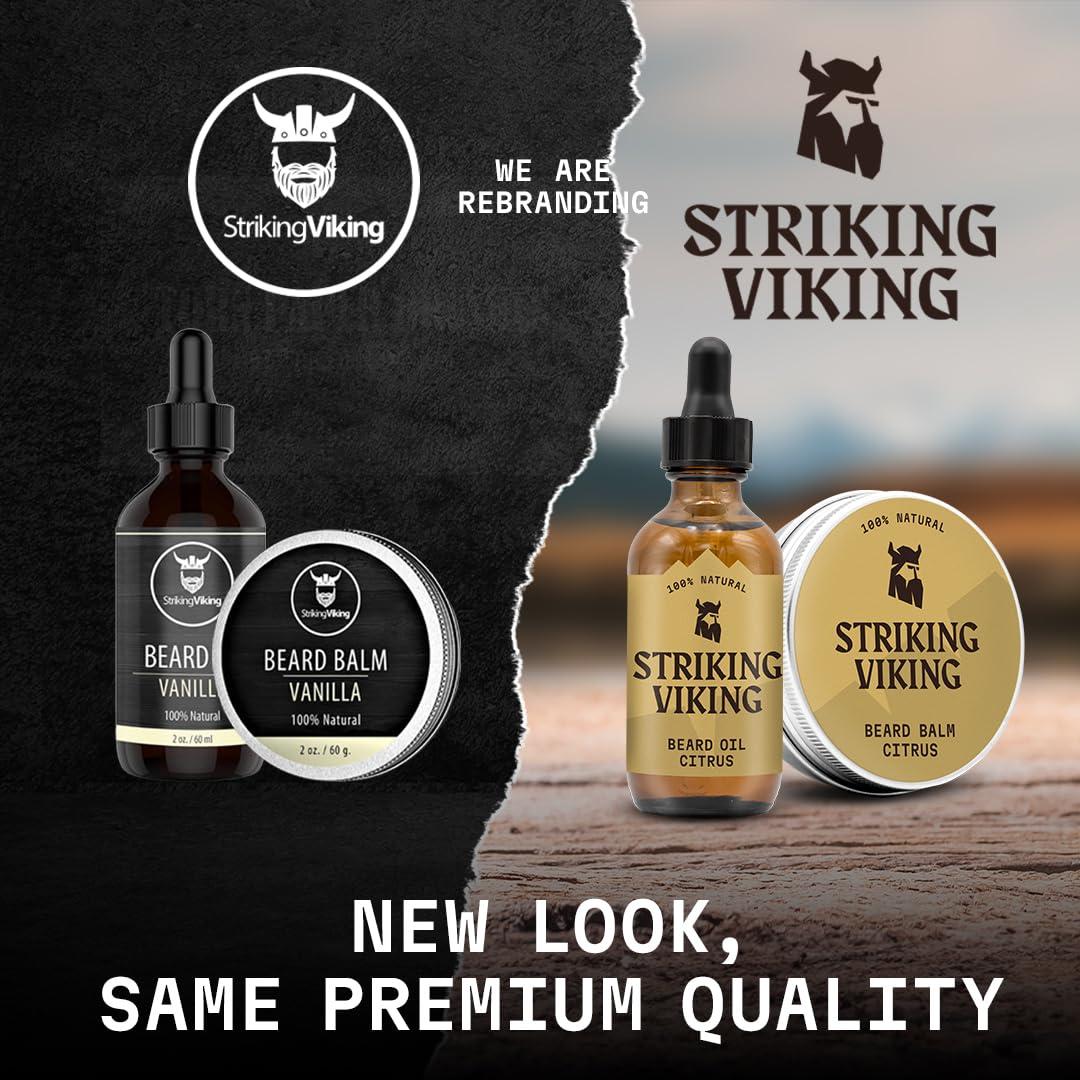 Acondicionador de Barba Striking Viking Sándalo 113g - Hidratante Natural