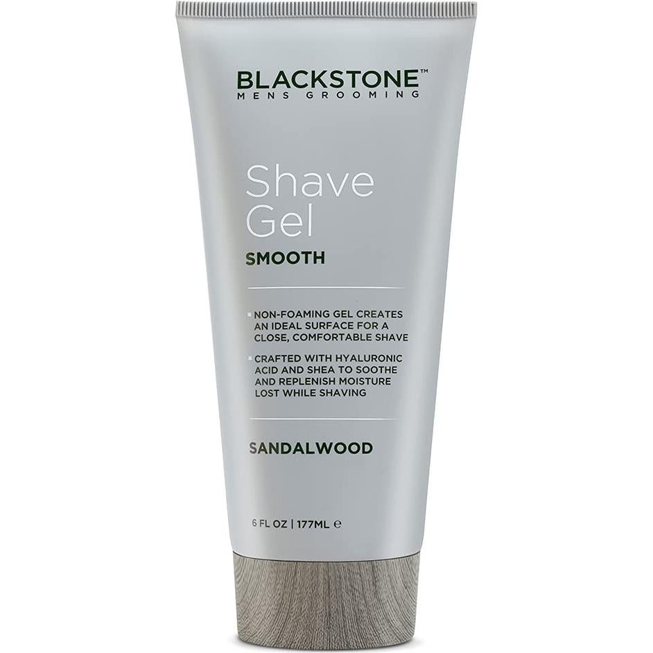Gel de Afeitado Suave Blackstone 170g - Sin Espuma, Hidrata y Refresca