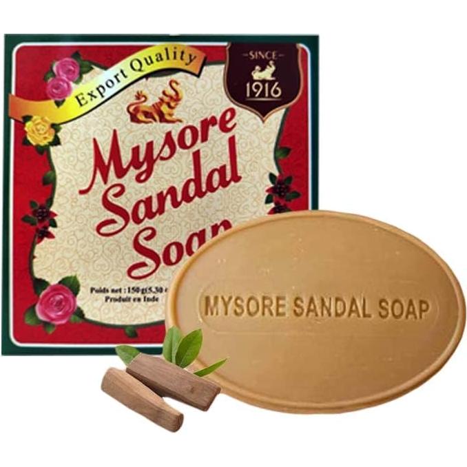 Jabón de Sándalo Mysore 150g Paquete de 12 Unidades