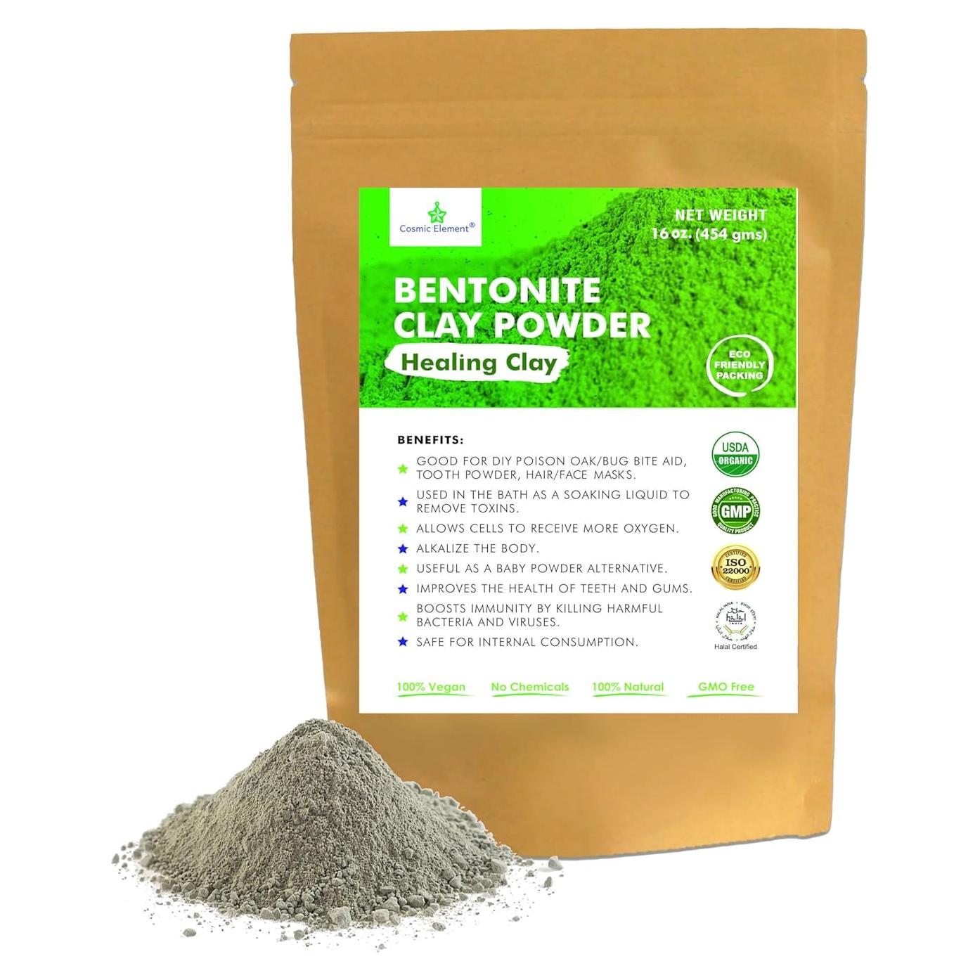 Arcilla Bentonita Pura 453g - Desintoxicación y Cuidado Facial