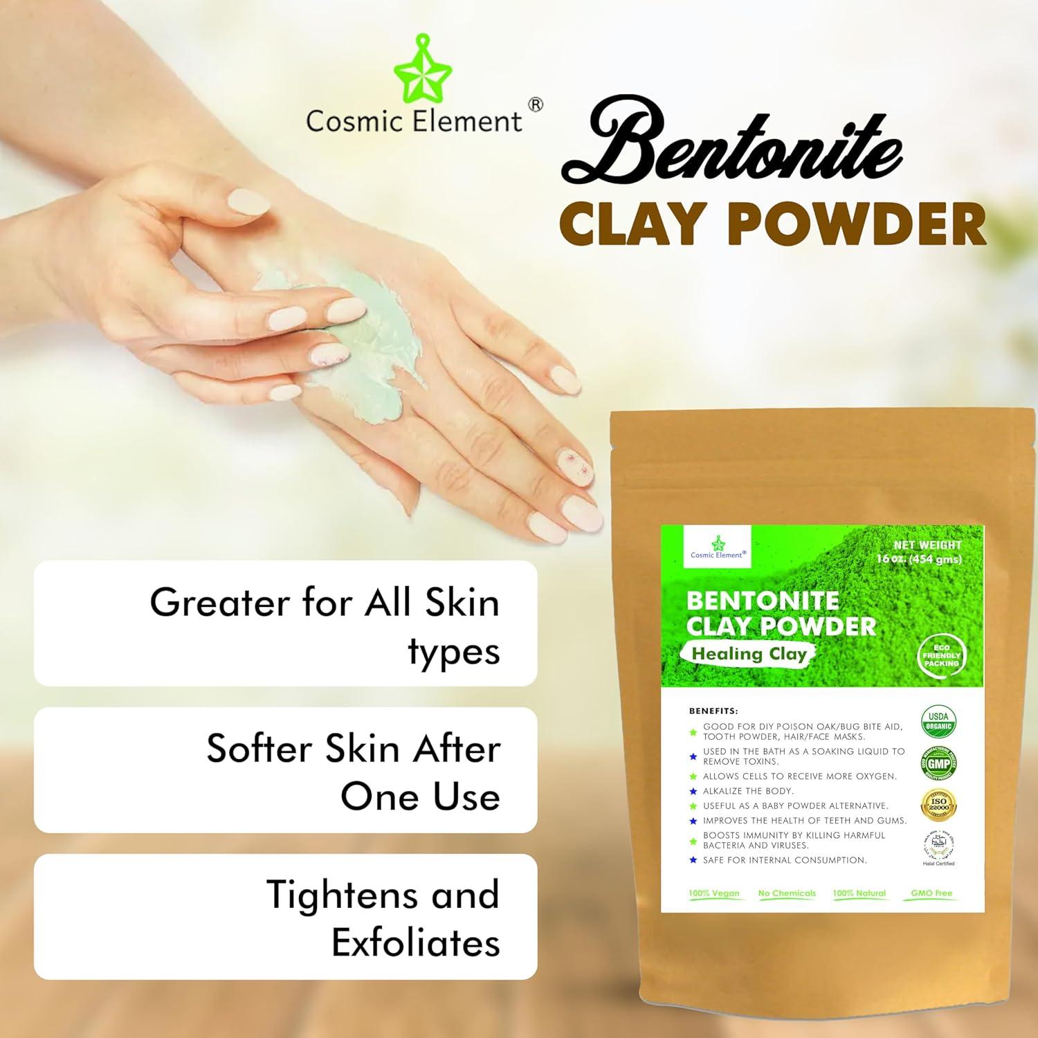 Arcilla Bentonita Pura 453g - Desintoxicación y Cuidado Facial