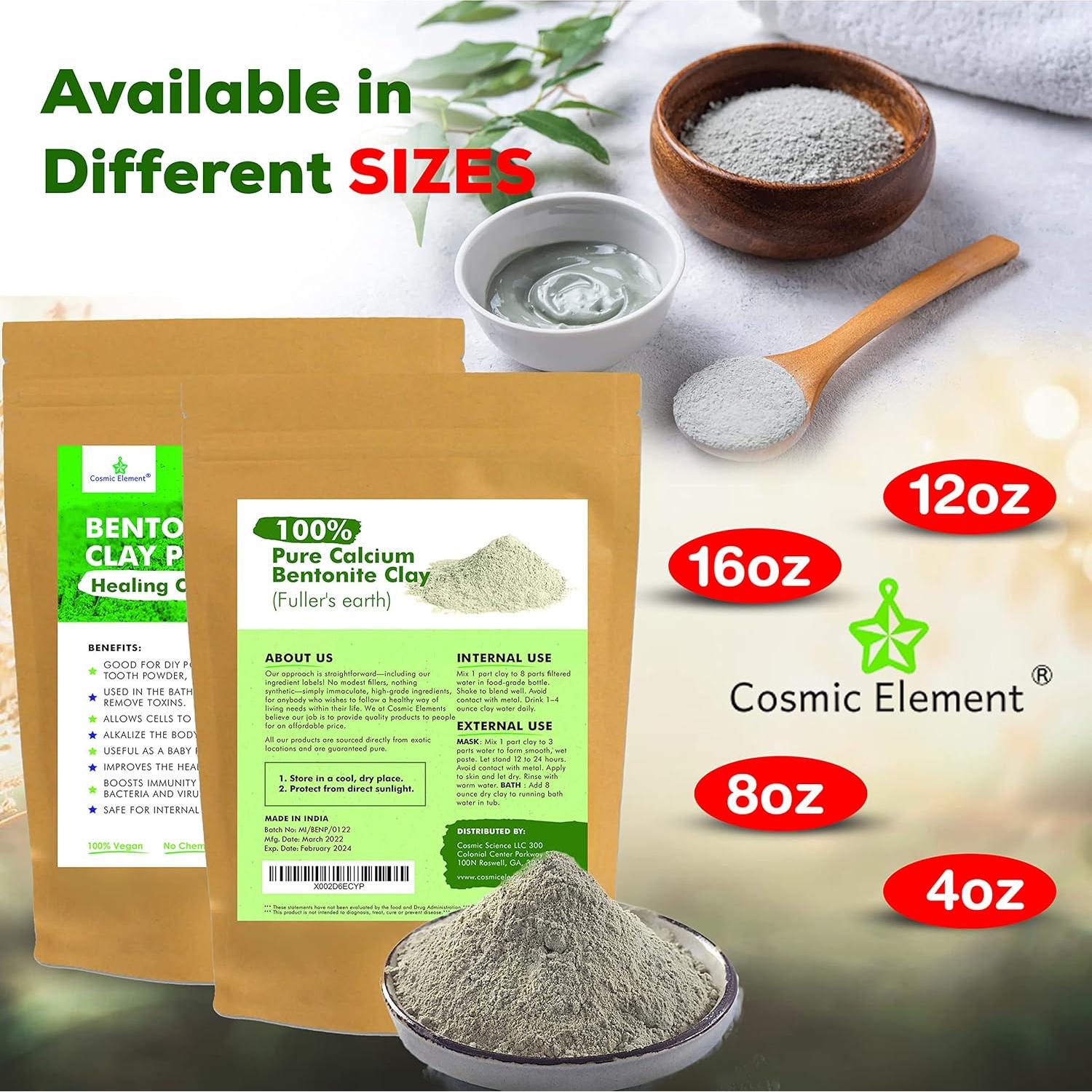 Arcilla Bentonita Pura 453g - Desintoxicación y Cuidado Facial