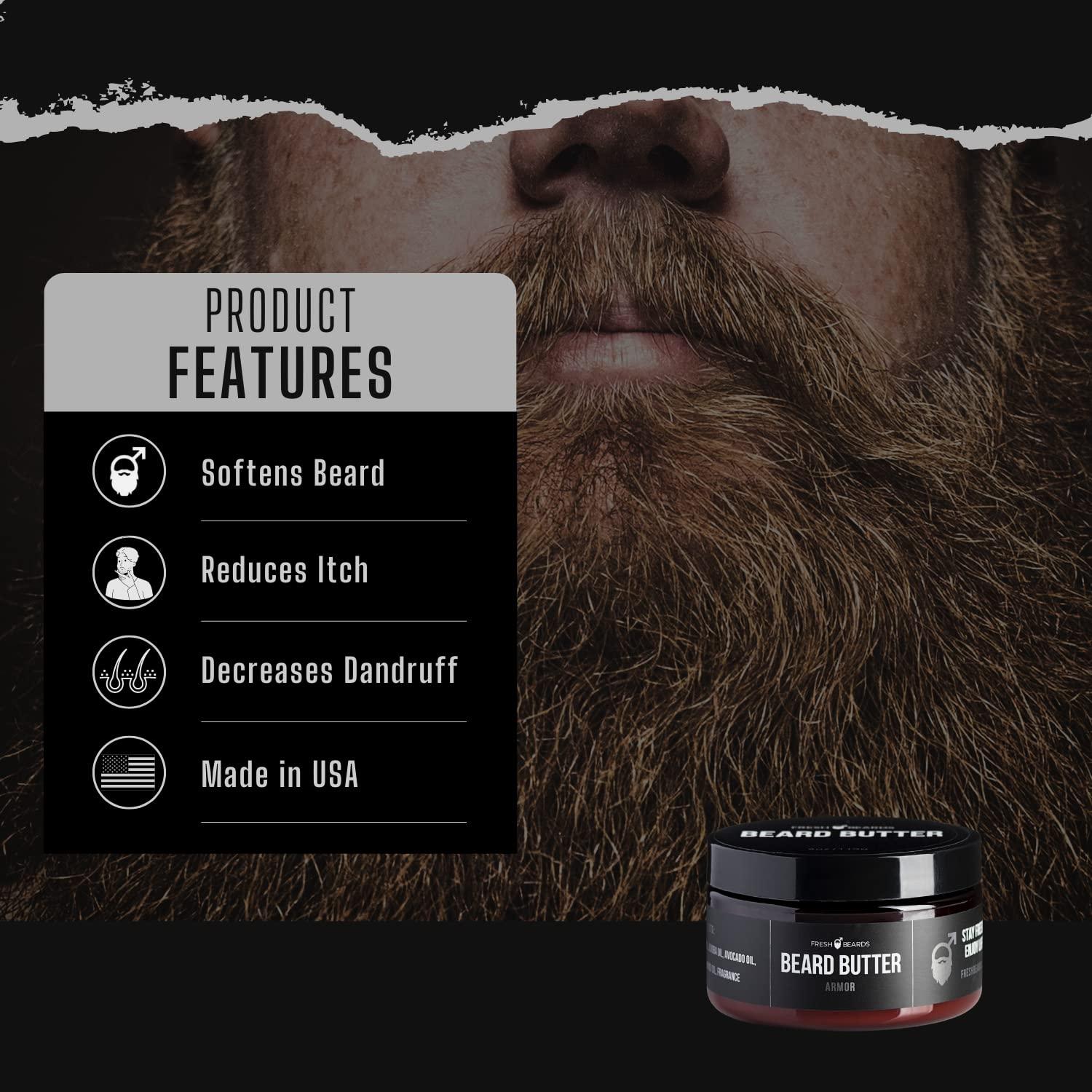 Mantequilla para Barba Fresh Beards Armor - Sándalo y Bourbon