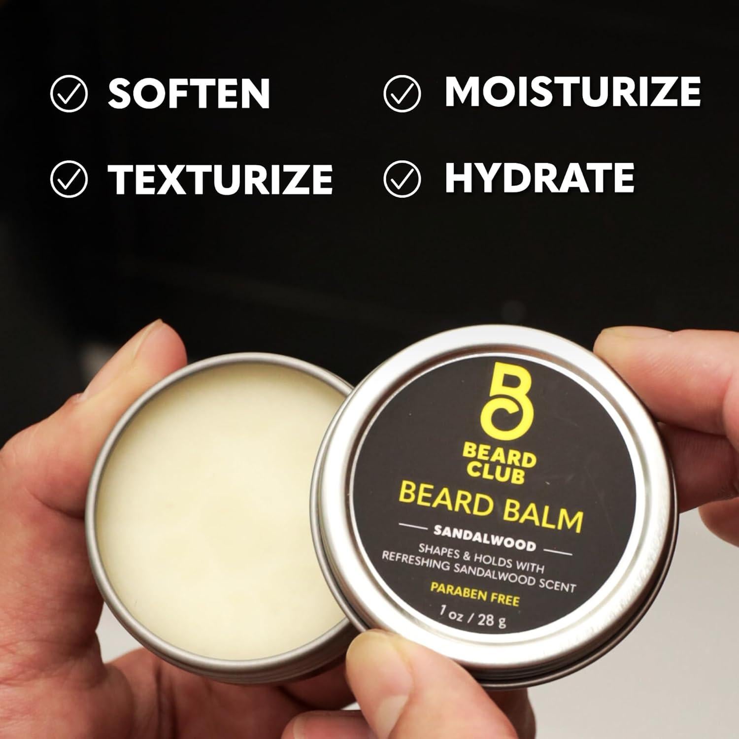 Kit de Crecimiento de Barba The Beard Club - Derma Roller, Aceite y Balsamo