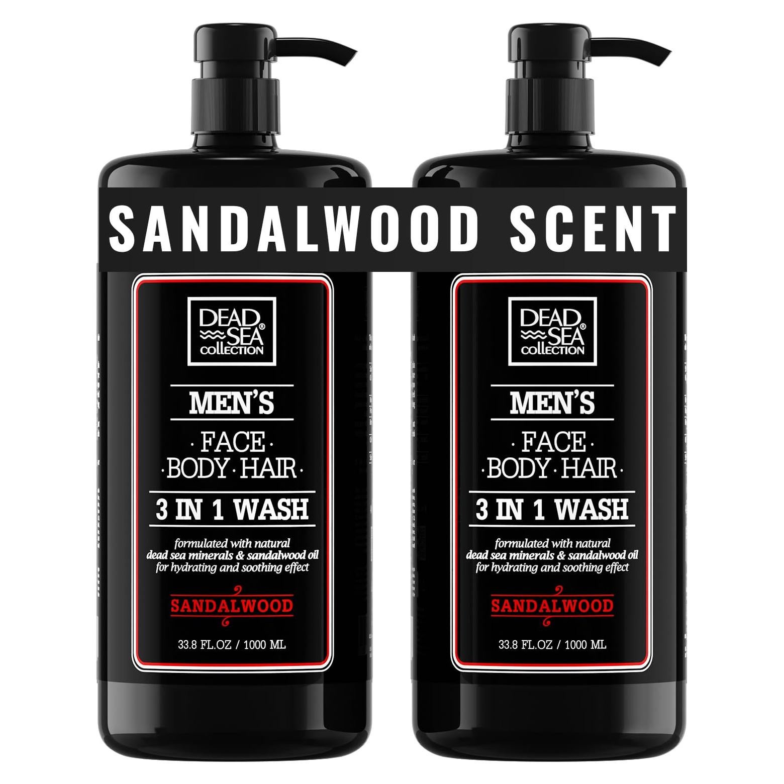 Gel de Ducha 3 en 1 Sándalo Colección del Mar Muerto 2000 ml