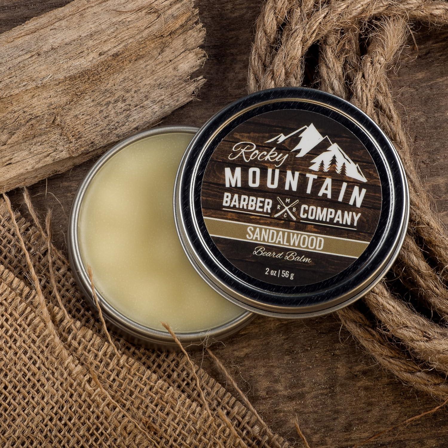 Bálsamo para Barba Rocky Mountain 56g - Aroma a Sándalo